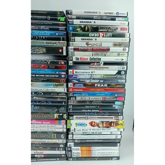 Lot of 90+ PC Games FEAR 2 Half-Life Halo Grandia LOTR Call of Duty Big Bundle - Picture 4 of 12